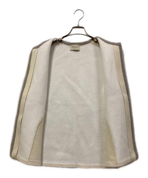 UNITED ARROWS TOKYO（ユナイテッドアローズトウキョウ）UNITED ARROWS TOKYO (ユナイテッドアローズトウキョウ) フォックスカシミヤニットベスト ホワイト サイズ:表記なしの古着・服飾アイテム