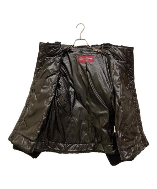 Super Beauty（スーパービューティ）Super Beauty (スーパービューティ) ボア切替ダウンジャケット ブラック サイズ:SIZE 42の古着・服飾アイテム