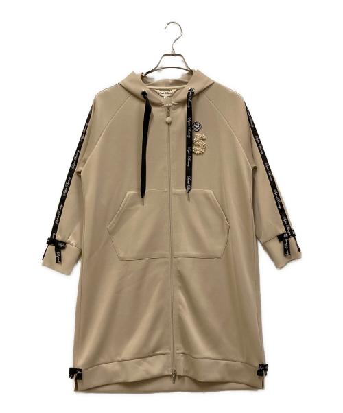 Super Beauty（スーパービューティ）Super Beauty (スーパービューティ) ジップロングパーカー ベージュ サイズ:SIZE 40の古着・服飾アイテム
