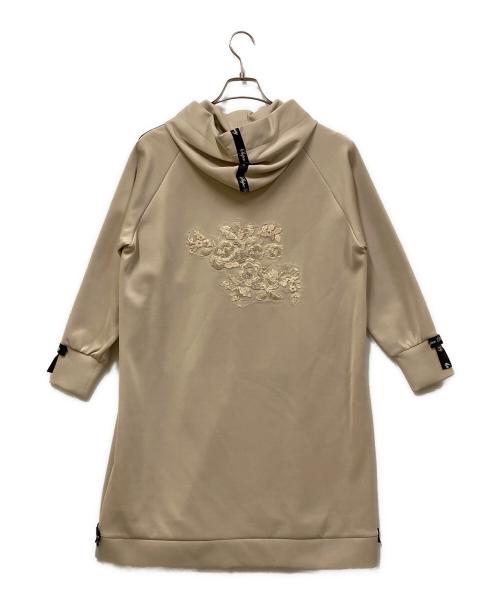 Super Beauty（スーパービューティ）Super Beauty (スーパービューティ) ジップロングパーカー ベージュ サイズ:SIZE 40の古着・服飾アイテム