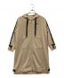Super Beauty（スーパービューティ）の古着「ジップロングパーカー」｜ベージュ