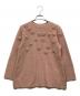 GALLERY VISCONTI（ギャラリービスコンティ）の古着「花モチーフ飾りニット」｜ピンク