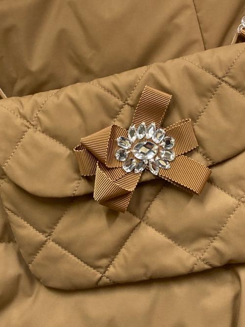 M'S GRACY（エムズグレイシー）M'S GRACY (エムズグレイシー) ダウンスカート with the Pochette ベージュ サイズ:SIZE 40 未使用品の古着・服飾アイテム