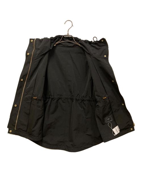 23区（ニジュウサンク）23区 (ニジュウサンク) ブライトウェザークロス ブルゾン ブラック サイズ:SIZE 32の古着・服飾アイテム