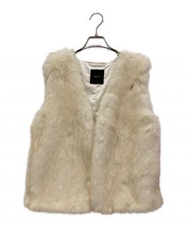 中古・古着通販】anuans (アニュアンス) ショートファーベスト