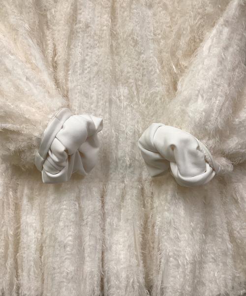 TSURU by MARIKO OIKAWA（ツルバイマリコオイカワ）Tsuru by Mariko Oikawa (ツルバイマリコオイカワ) pas de deux ペプラムブラウス アイボリー サイズ:-の古着・服飾アイテム