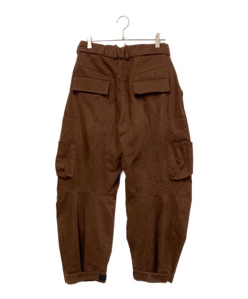 MORDECAI（モルデカイ）MORDECAI (モルデカイ) TWILL CARGO EASY TROUSERS ブラウン サイズ:SIZE Mの古着・服飾アイテム