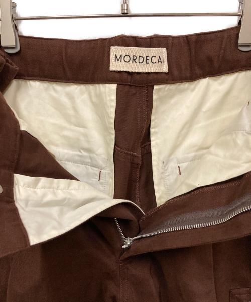 MORDECAI（モルデカイ）MORDECAI (モルデカイ) TWILL CARGO EASY TROUSERS ブラウン サイズ:SIZE Mの古着・服飾アイテム