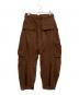 MORDECAI (モルデカイ) TWILL CARGO EASY TROUSERS ブラウン サイズ:SIZE M：12000円