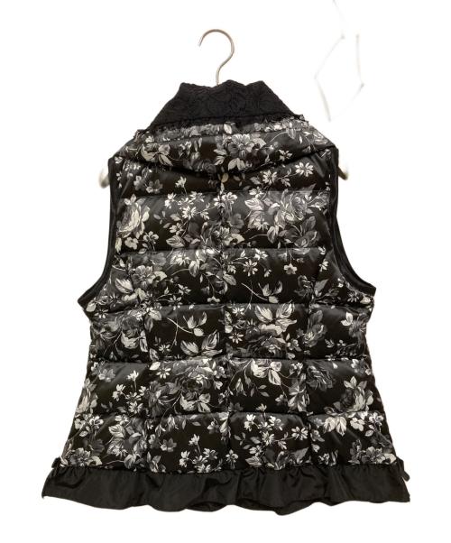Super Beauty（スーパービューティ）Super Beauty (スーパービューティ) 花柄ダウンベスト ブラック サイズ:40の古着・服飾アイテム