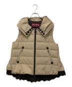 Super Beautyスーパービューティ）の古着「ダウンベスト」｜ベージュ