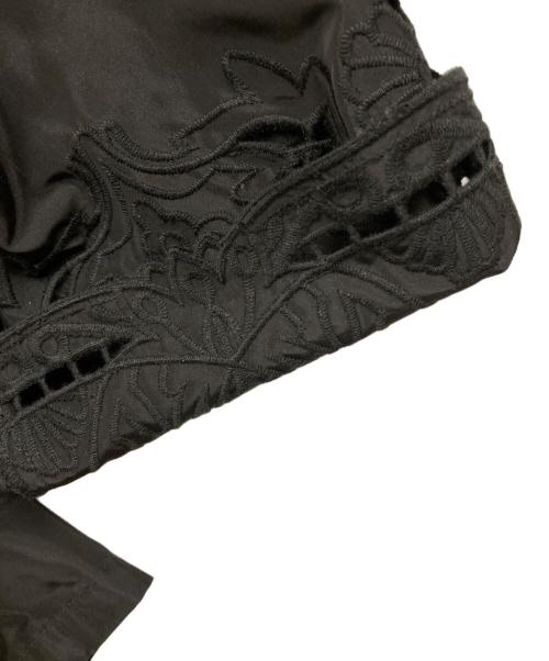 Super Beauty（スーパービューティ）Super Beauty (スーパービューティ) カットワークナイロンジャケット ブラック サイズ:SIZE 42の古着・服飾アイテム