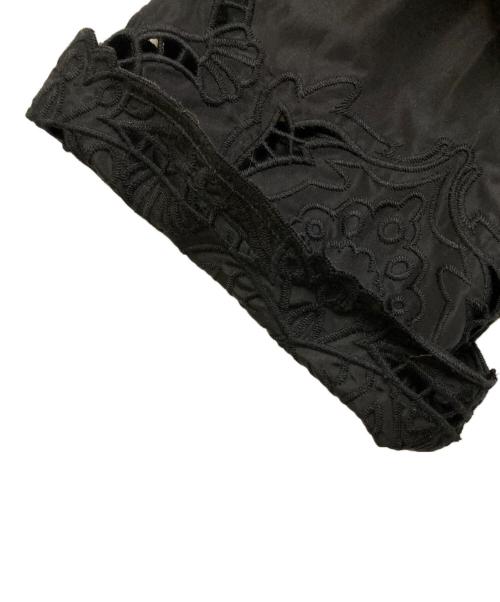 Super Beauty（スーパービューティ）Super Beauty (スーパービューティ) カットワークナイロンジャケット ブラック サイズ:SIZE 42の古着・服飾アイテム