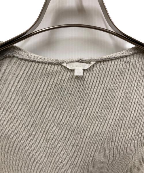 TO BE CHIC（トゥービーシック）TO BE CHIC (トゥービーシック) フリルビジュージップパーカー グレー サイズ:40の古着・服飾アイテム