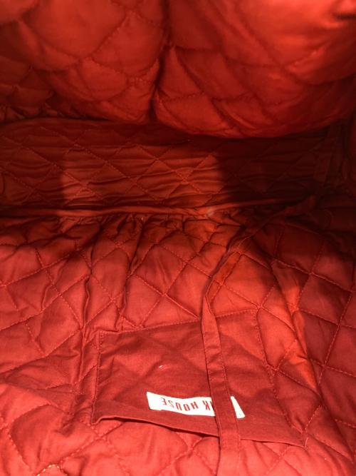 PINK HOUSE（ピンクハウス）PINK HOUSE (ピンクハウス) チュールフリル使いトート レッド サイズ:表記なしの古着・服飾アイテム