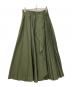 SHE Tokyo（シートーキョー）の古着「ランダムプリーツスカート」｜オリーブ