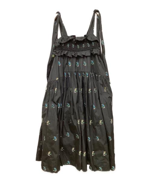 CECILIE BAHNSEN（セシリーバンセン）Cecilie Bahnsen (セシリーバンセン) Mika Dress ブラック サイズ:SIZE UK8の古着・服飾アイテム