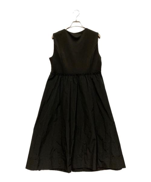 Super Beauty（スーパービューティ）Super Beauty (スーパービューティ) ショートジャケット＆ロングOP ツインセット ブラック サイズ:SIZE 40の古着・服飾アイテム