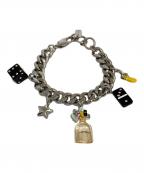 MARC JACOBSマークジェイコブズ）の古着「ミニアイコンパーフェクトチャームブレスレット」｜シルバー