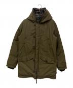 DUVETICAデュベティカ）の古着「ジェライオネダウンパーカージャケット」｜オリーブ