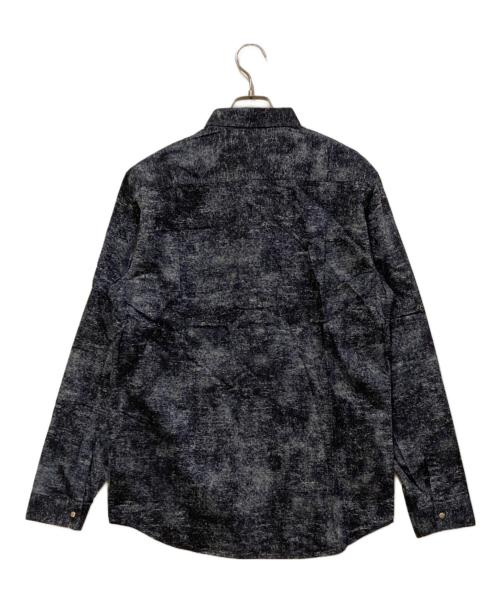DIOR HOMME（ディオール オム）Dior Homme (ディオール オム) 総柄シャツ ネイビー サイズ:SIZE 41の古着・服飾アイテム