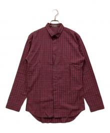 Christian Dior（クリスチャン ディオール）の古着「チェックシャツ」｜レッド