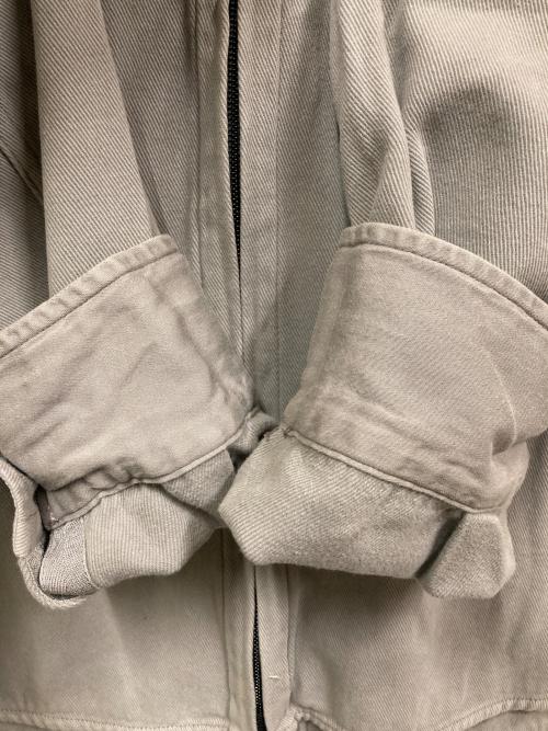 STONE ISLAND（ストーンアイランド）STONE ISLAND (ストーンアイランド) 09AWウールフーデットシャツ グレー サイズ:SIZE Mの古着・服飾アイテム