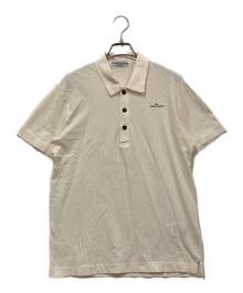 STONE ISLAND（ストーンアイランド）の古着「ポロシャツ」｜ホワイト