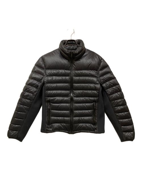 PRADA SPORTS（プラダスポーツ）PRADA SPORTS (プラダスポーツ) ロゴラバーパッチナイロンダウンジャケット ブラック サイズ:SIZE 50の古着・服飾アイテム