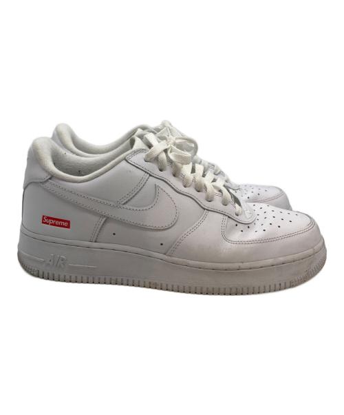 NIKE（ナイキ）NIKE (ナイキ) Supreme (シュプリーム) Air Force 1 Low ホワイト サイズ:SIZE 26.5cmの古着・服飾アイテム