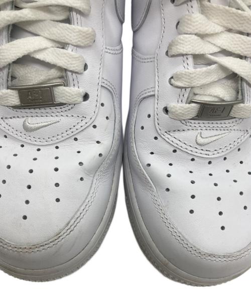NIKE（ナイキ）NIKE (ナイキ) Supreme (シュプリーム) Air Force 1 Low ホワイト サイズ:SIZE 26.5cmの古着・服飾アイテム