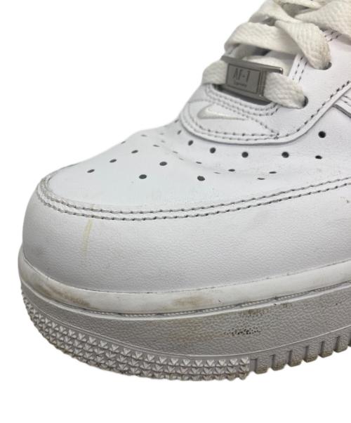 NIKE（ナイキ）NIKE (ナイキ) Supreme (シュプリーム) Air Force 1 Low ホワイト サイズ:SIZE 26.5cmの古着・服飾アイテム