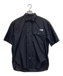 THE NORTH FACE（ザ ノース フェイス）の古着「S/S NUPTSE SHIRT」｜ブラック