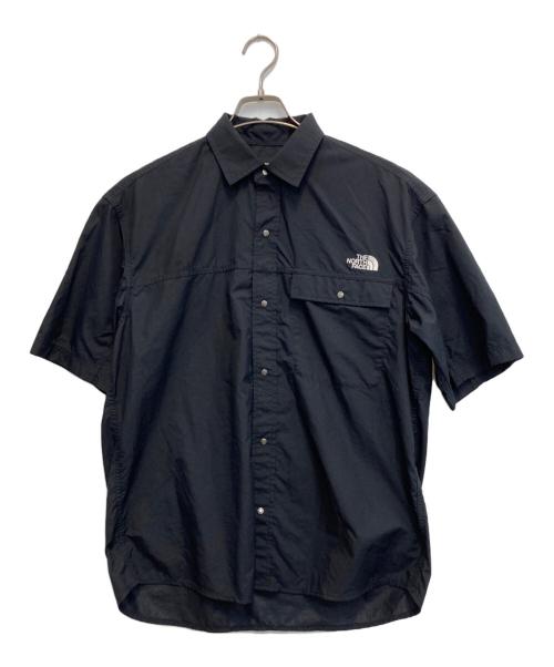 THE NORTH FACE（ザ ノース フェイス）THE NORTH FACE (ザ ノース フェイス) S/S NUPTSE SHIRT ブラック サイズ:Mの古着・服飾アイテム
