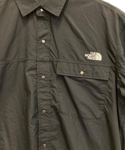THE NORTH FACE（ザ ノース フェイス）THE NORTH FACE (ザ ノース フェイス) S/S NUPTSE SHIRT ブラック サイズ:Mの古着・服飾アイテム
