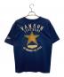 VANSON (バンソン) ロゴ刺繍Tシャツ ネイビー サイズ:SIZE XL：4000円