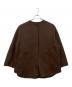 FRAMeWORK（フレームワーク）の古着「ハミルトンリバークルーネックコート」｜ブラウン