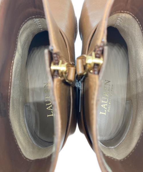 LAUREN RALPH LAUREN（ローレンラルフローレン）LAUREN RALPH LAUREN (ローレンラルフローレン) ショートブーツ ベージュ サイズ:SIZE 5.5Bの古着・服飾アイテム