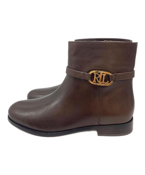 LAUREN RALPH LAUREN（ローレンラルフローレン）LAUREN RALPH LAUREN (ローレンラルフローレン) ショートブーツ ブラウン サイズ:SIZE 5.5Bの古着・服飾アイテム