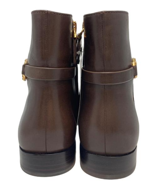 LAUREN RALPH LAUREN（ローレンラルフローレン）LAUREN RALPH LAUREN (ローレンラルフローレン) ショートブーツ ブラウン サイズ:SIZE 5.5Bの古着・服飾アイテム