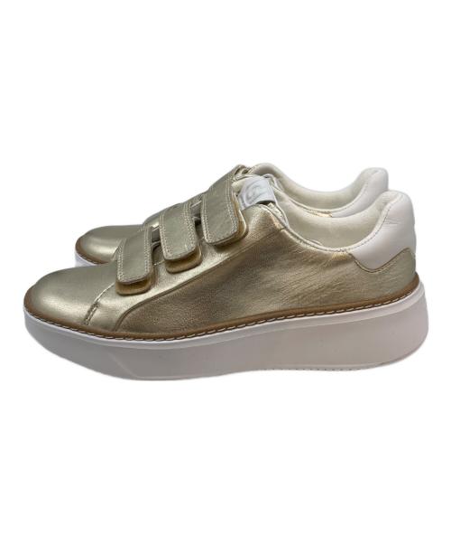 COLE HAAN（コールハーン）COLE HAAN (コールハーン) グランドプロ トップスピン トリプルストラップ スニーカー ゴールド サイズ:SIZE 51/2の古着・服飾アイテム