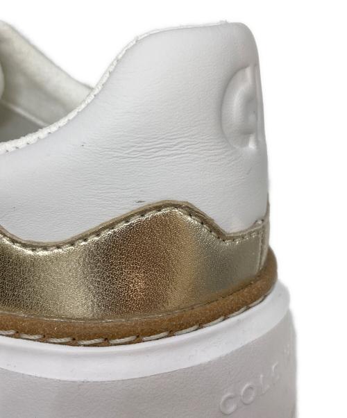 COLE HAAN（コールハーン）COLE HAAN (コールハーン) グランドプロ トップスピン トリプルストラップ スニーカー ゴールド サイズ:SIZE 51/2の古着・服飾アイテム