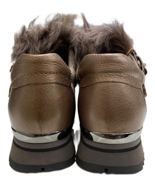 Gabor（ガボール）Gabor (ガボール) ファースニーカー ブラウン サイズ:3の古着・服飾アイテム