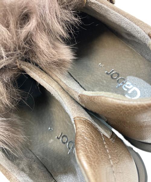 Gabor（ガボール）Gabor (ガボール) ファースニーカー ブラウン サイズ:3の古着・服飾アイテム