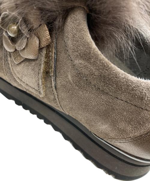 Gabor（ガボール）Gabor (ガボール) ファースニーカー ブラウン サイズ:3の古着・服飾アイテム