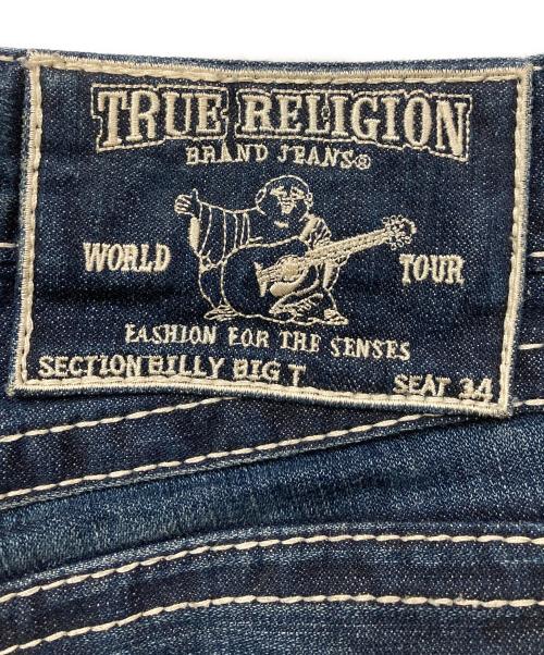 TRUE RELIGION（トゥルー レリジョン）TRUE RELIGION (トゥルー レリジョン) SECTION BILLY BIG Tデニムパンツ インディゴ サイズ:SIZE 76cm (W30)の古着・服飾アイテム