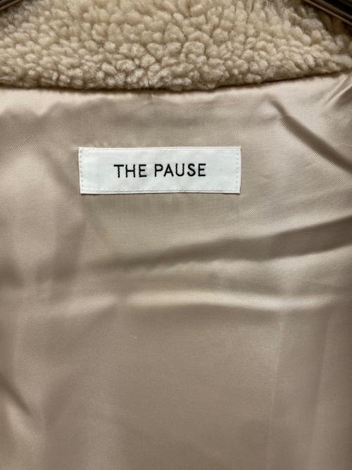 THE PAUSE（ザポーズ）THE PAUSE (ザポーズ) ボアダブルコート アイボリー サイズ:SIZE Freeの古着・服飾アイテム