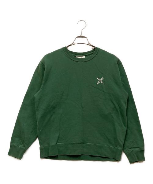 KENZO（ケンゾー）KENZO (ケンゾー) ロゴスウェット グリーン サイズ:SIZE Mの古着・服飾アイテム