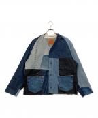 THRIFTY LOOK×LEVI'Sスリフティールック×リーバイス）の古着「DENIM REMAKE ENGINEERED JACKET」｜インディゴ