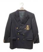 Aquascutumアクアスキュータム）の古着「ダブルジャケット」｜ネイビー